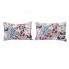 Benjara King Size 3 Piece Polyester Quilt Set with Floral Prints, Multicolor view 3