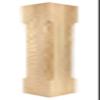 Highland Manor Wood Products Modern Square Celoron Dining Table Leg 29" Tall x 3 1/2" Wide (Cherry) (1 Leg) view 1