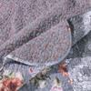 Benjara Microfiber Quilt and 1 Pillow Sham Set with Floral Prints, Multicolor view 3