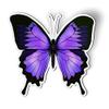 GT Graphics Express Elegant Butterfly Purple 5.5" Decorative Magnet (1 Count, Vinyl, Waterproof, UV Resistant) view 1