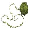 2PCS 20M Olive Green Leaves Leaf Trim Ribbon Artificial Vines Foliage Rattan for DIY Craft Home Wall Garden Party Wedding Decoration HBFZSY-20 view 2
