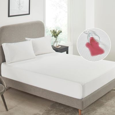 California Design Den Premium Waterproof Mattress Protector for Twin Size Bed - Soft, Cooling, Noiseless, Machine Washable, Fitted Mattress Cover with 8-20 Inch Deep Pockets