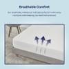 California Design Den Premium Waterproof Mattress Protector for Twin Size Bed - Soft, Cooling, Noiseless, Machine Washable, Fitted Mattress Cover with 8-20 Inch Deep Pockets view 3