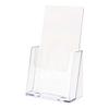 Marketing Holders 12 Pack Brochure Holder for 6" Flyers Clear Acrylic Countertop Literature Organizer Space Saving Slant Back Leaflet Dispenser for Offices Retail Shops and Restaurants view 1
