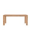 Aiden 74'' Solid Pine and Plywood Fixed Top Dining Table, Weathered Natural view 3