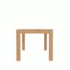 Aiden 74'' Solid Pine and Plywood Fixed Top Dining Table, Weathered Natural view 4