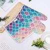 Crystal Emotion Kitchen Oven Mitts and Pot Holders Sets,Zen Stones and Flowers Tropical Ocean Heat Resistant Oven Gloves and Potholders Hot Pads Set Non-Slip Mittens for Cooking BBQ Baking Grilling view 3