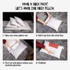 AIKOFUL Adjustable Layer Pillow for Sleeping,Premium Goose Feather Pillow with 100% Cotton Zipper Cover,Queen Size Set of 2 view 4