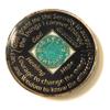 17 Year NA Aqua, Blue, Bling, Glitter, Recovery, Clean, Medallion - Chip, Coin, Token view 2