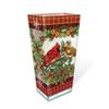 Amia Traditional Christmas Glass Vase, Multicolor view 1