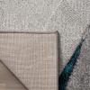 HNU 2'7" x 5' Rectangle Mid-Century Modern Abstract Area Rug, Contemporary Power-Loomed Enhanced Polypropylene Fibers Soft Long Lasting Durability Colorful Blue Grey Area Rug, Perfect for Living Room view 3