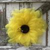 Sunflower Wreath, Summer Wreath, Everyday Decor, Krazy Mazie Kreations view 1