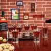 D&Z 1 oz Shot Glasses with Holder, Heavy Base Shot Glass Set of 12, Easy Carry without Spilling, Drinking Vessels for Whiskey/Vodka/Tequila/Cocktail, Ideal Birthday Gift for Boyfriend/Father/Husband view 3