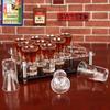 D&Z 1 oz Shot Glasses with Holder, Heavy Base Shot Glass Set of 12, Easy Carry without Spilling, Drinking Vessels for Whiskey/Vodka/Tequila/Cocktail, Ideal Birthday Gift for Boyfriend/Father/Husband view 4