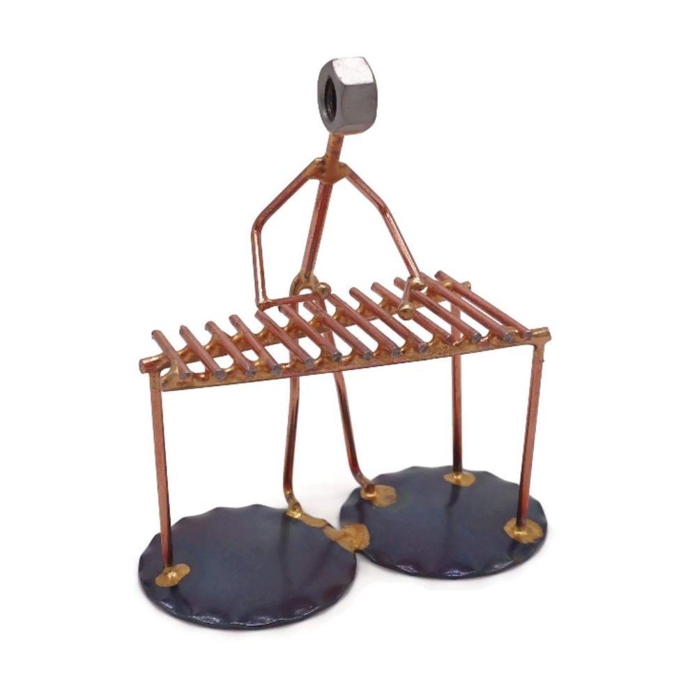 Xylophone Collectible Handmade Metal Art Figurine, Desk Accessories, Trophy, Band, Office Dcor, Musical Instrument