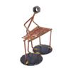 Xylophone Collectible Handmade Metal Art Figurine, Desk Accessories, Trophy, Band, Office Dcor, Musical Instrument view 2
