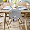SODIKA Table Runner Linen Burlap Table Cloth Runner for Kitchen Wedding Holiday Parties Events Decoration,Linen Burlap Table Runner Dresser Scarves,Congratulations Graduates 16 X 72 in view 2