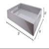 Pale Denim Blue Large Ottoman Tray 22"x16" by Addison Ross view 2