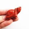 Gemgogo 2 Pcs Red Jasper Crystals and Healing Stones, Pocket Carved Tortoise Decor Animal Figurines 1.5 Inches Room Decor Gemstone view 2