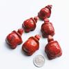 Gemgogo 2 Pcs Red Jasper Crystals and Healing Stones, Pocket Carved Tortoise Decor Animal Figurines 1.5 Inches Room Decor Gemstone view 3