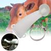 DEWIN 2 Pcs Silicone Cow Horn Protector - Round Cornered Silicone Safe Cow Calf Cattle Bull Horn Anti-Fight Protective Cover Protector view 2