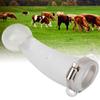 DEWIN 2 Pcs Silicone Cow Horn Protector - Round Cornered Silicone Safe Cow Calf Cattle Bull Horn Anti-Fight Protective Cover Protector view 3