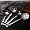 12 Pcs Cooking Utensil Set, Stainless Steel Silver Titanium Plated Cookware Sets with Public Fork/Spoon, Cake Shovels, Spatula, Ladles, Solid Spoon, Slotted Spoon, Pasta Server, Kitchen Tool Gadget view 2