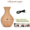 mini humidifier,low noise 36db with led night light,usb humidifier,130ml capacity pp abs material for bedroom office nursery travel view 2