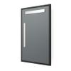 Better Bevel 24" x 36" Rectangle Framed Mirror | Bathroom Wall Mirror | Made in USA | Steel Frame, Black Finish view 4