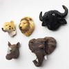 3D Animals Cheetah Lion Bison Rhino Elephant Africa Kenya Tanzania Fridge Magnet Travel Souvenir Gift Collection Home Kitchen Decoration Magnetic Sticker view 2
