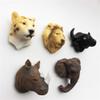 3D Animals Cheetah Lion Bison Rhino Elephant Africa Kenya Tanzania Fridge Magnet Travel Souvenir Gift Collection Home Kitchen Decoration Magnetic Sticker view 3