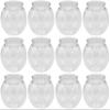 Creative Hobbies 16 oz Clear Plastic Fish Bowls - 4Inch (100mm) Shatterproof Ivy Bowls for Carnival Games, Drinks, Candy & More - Pack of12 view 2