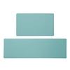 Anti Fatigue Kitchen Mat Diamond Weave Non-Skid Faux Leather Waterproof Rugs (S, Blue) view 1