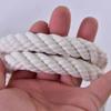 50 Ft Clothesline Long Clothes Line, Cotton Clothesline Rope Laundry Line Rope Craft Drying Rope Adjustable forCamping Travel & Home Use DIY Rope as Candle Replacement Wick Laundry Line Dryer Rope view 2