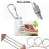 50 Ft Clothesline Long Clothes Line, Cotton Clothesline Rope Laundry Line Rope Craft Drying Rope Adjustable forCamping Travel & Home Use DIY Rope as Candle Replacement Wick Laundry Line Dryer Rope view 4