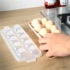 Egg Tray With Lid, Lockable Container Plastic Storage Box Holder For Outdoor Camping Picnic view 3