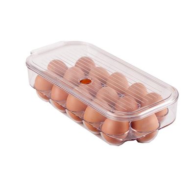 Egg Tray With Lid, Container Plastic Transparent Storage Box Holder