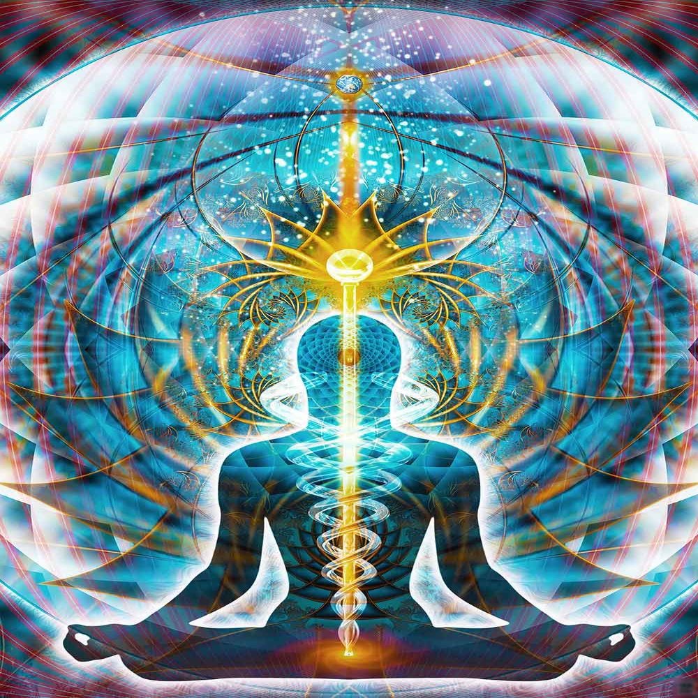Meditation Art | Spiritual | Chakra Wall Art | Galactic Body (Small)