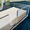 Sicily Acrylic Napkin Holder (5mm) Multifold Paper Towel Dispenser (9.87W x 4.75D x 2.75H) Hand Towel Holder for Bathroom and Kitchen Countertop view 2