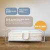 Sicily Acrylic Napkin Holder (5mm) Multifold Paper Towel Dispenser (9.87W x 4.75D x 2.75H) Hand Towel Holder for Bathroom and Kitchen Countertop view 3