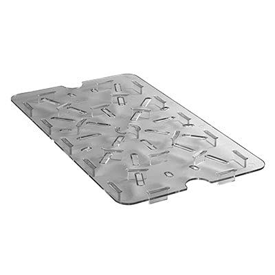 Cambro Camwear Drain Shelves for 12x18 Food Boxes, 6PK Clear 1218DSCW-135