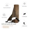Moslion Quick Dry Hand Towel Rustic Old Barn Wood Bath Hand Towel Decorative for Bathroom/Kitchen 15x31 Inch view 3