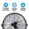 NewAir 20" High Velocity Wall Mount Fan, Heavy Duty Waterproof Outdoor Fan, Adjustable Tilt and 3 Speeds up to 4650 CFM, Pull Chain Switch | Wall Fan or Garage Fan for Indoor, Patio, Gym or Porch view 4