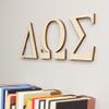 2-18 inch Tall (1/4" Thick) (3 Letters) Greek Wood Letters Wooden Alphabet Wall Hanging Paddle Decor Sorority Fraternity House Unfinished Laser Cutout Custom view 3