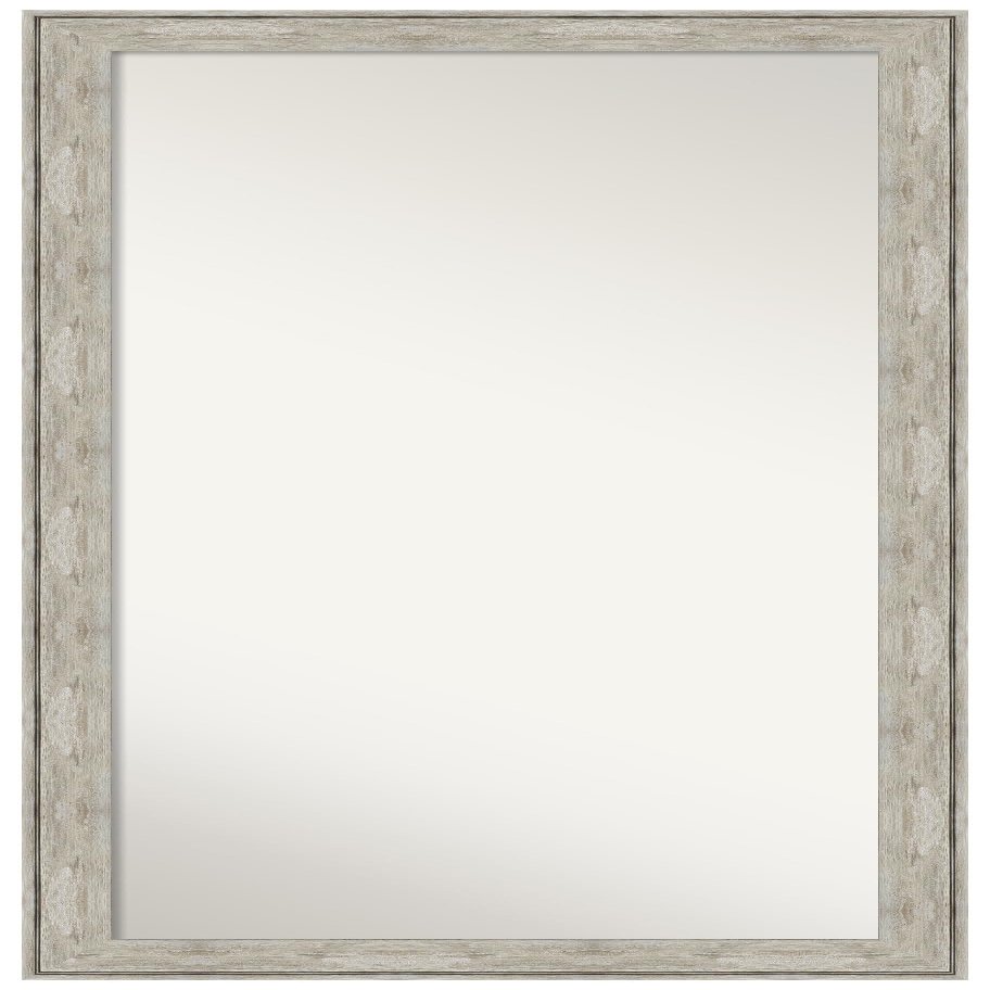 Amanti Art Silver Full Length Mirror, 65x29 Crackled Metallic Tall Free Standing Body Wall Mirror Full Length for Dressing, Country Rustic Frame, Lean on Floor or Hang, Wall Decor