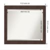 Amanti Art Brown Bathroom Mirror for Over Sink, 29x41 Wildwood Brown Rectangle Vanity Mirror, Large Country Rustic Frame, Hangs Horizonally and Vertically, Bathroom Wall Decor, Beveled Edge view 4