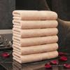 Ample Decor Hand Towel 18 X 28 Inch Pack of 6 600 GSM 100% Cotton,Oeko Tex Certified Soft Absorbent Thick Durable Premium Quality, for Hotel, Bathroom,Spa,Daily Use,Gym-Machine Washable-Beige view 2