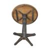 IC International Concepts 36" Round Top Pedestal Table - 40.9" H, Hickory/Washed Coal view 4