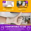 AMZ Supply Latex Gloves Disposable, White X-Large, 100 Count, Ambidextrous Single-Use Gloves, Flexible Fit for Cooking, Cleaning, Dishwashing, Gardening view 3