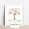 Owl Love You Forever Fingerprint Tree, Owl Themed Baby Shower Ideas, Personalized view 1